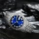 thumbnail image 3 of Reloj HUNRUY Hip Hop Iced-Out Bling Diamond Luxury para hombre, 3 of 5