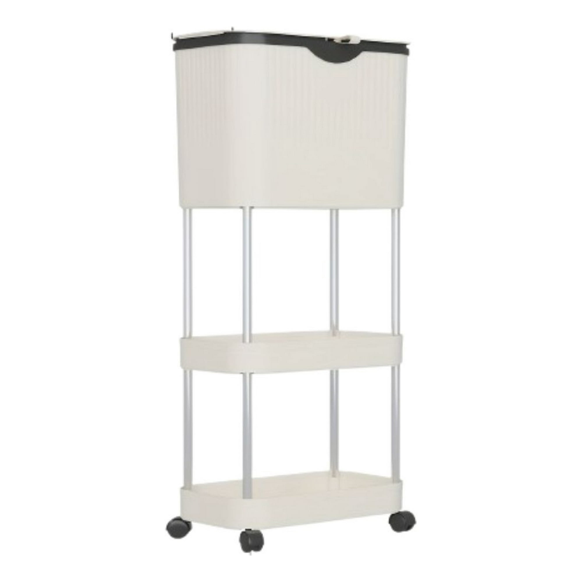 Genérico - Bote De Basura Movil Apilable 3 Capas Cocina Baño Hogar