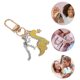 thumbnail image 4 of Unique Bargains 1 Pc Encantos de Bolsos Llavero Accesorios de Bolsos de Dinosaurio de Dibujos Animados Amarillo, 4 of 5