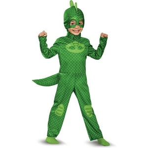 Traje Oficial Pj Masks Gekko Disguise Talla Xl 14-16