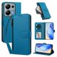 thumbnail image 2 of Funda con Billetera para [Xiaomi Redmi Note 14S 4G] con Bolsillo Zipper y Tarjetero Azul lago, 2 of 6