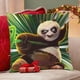 thumbnail image 4 of Kung Fu Panda Fundas de almohada de terciopelo con tema, regalos de funda de almohada, decoración para el hogar, cojín de lanzar, regalo de cumpleaños para fans y parejas.40*40cm., 4 of 6