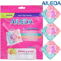 Detergente En Capsulas Premium Aileda Para Viajes 8 Unidades Cítricos Y Frutas