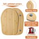 thumbnail image 5 of BAMBOO LAND - Base deslizante de bambú para batidora KitchenAid, color marrón natural, deslizador de madera para encimera, compatible con KitchenAid de 4,5 a 5 cuartos, 5 of 8