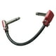thumbnail image 5 of Cable De Parche De Guitarra De 15 Cm Fácil De Usar Cable De Parche De Guitarra De ángulo Recto De Bajo Ruido Rojo, 5 of 5
