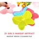 thumbnail image 3 of Almohadilla limpiadora de brochas de maquillaje Almohadilla limpiadora de gel de sílice Limpiador de brochas de maquillaje Herramienta de limpieza de brochas Limpiador de brochas (Mariposa - violeta), 3 of 5