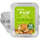 thumbnail image 1 of Bandeja para hornear Demiwise 23 × 26 cm, paquete de 10 desechables, 1 of 7