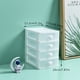 thumbnail image 1 of Organize Your Life with This 4-Layer Desktop Drawer Mini Plastic Containers Dresser!, 1 of 5