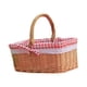 thumbnail image 4 of Cesta De Picnic De Mimbre Tejida Cesta De Almacenamiento Rural Para Verduras Playa Sin Tela, 4 of 5