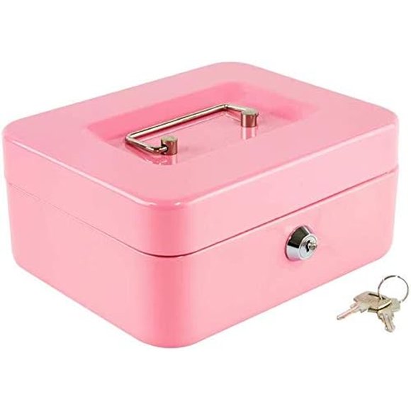 Caja de Dinero Xydled con Llave y Bandeja Removible
