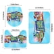 thumbnail image 3 of Super Why Juego de 3 alfombras de baño de coral fleece: tapete de baño + alfombra de inodoro en forma de U + funda de tapa de inodoro en forma de O, 3 of 6