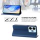 thumbnail image 3 of Funda Billetera con Soporte para Xiaomi Redmi 13 4G/5G Bloqueo RFID Plegable Azul, 3 of 6