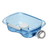 Ioensy - Bañera Para Lavar El Cabello, Fregadero Portátil Con Borde Liso Para Champú Para Niños Mayores, Azul