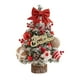 thumbnail image 2 of Árbol De Navidad De Mesa Con Luces, Suministros De Fiesta Para Mesa De Dormitorio De Vacaciones, Color Rojo, 2 of 3