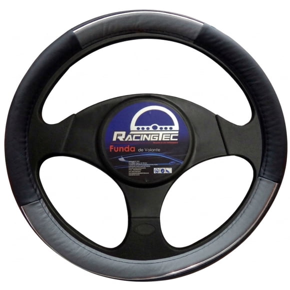 Cubre Volante Negro/Gris B/Crom Talla L