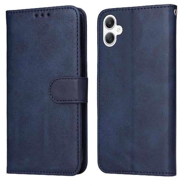 Funda Billetera para Samsung Galaxy A06 5G con Porta Tarjetas y Soporte Ajustable Azul