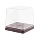 thumbnail image 2 of Caja De Almacenamiento Para Tetera, Vitrina Transparente Para Mesa Auxiliar, Sala De Estudio, Oficina, Base Marrón, 2 of 5
