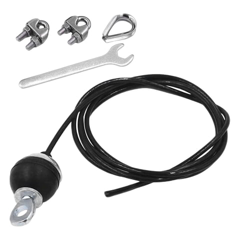 Ioensy - Cable De Polea Para Fitness, Máquina De Repuesto Para Levantamiento De Pesas, Cable Extraíble Deportivo De 500Cm