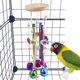 thumbnail image 4 of Juguete para pájaros FlidRunest con campanas coloridas y campanillas de viento, 4 of 6