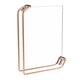 thumbnail image 1 of Marco De Imagen De Metal Creativo Soporte De Imagen Decorativa Mesa Para Guardería Oro Rosa 6 Pulgadas, 1 of 3