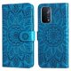 thumbnail image 4 of Funda tipo cartera FOXDOCK para OPPO A74 5G , diseño girasol en relieve, cuero PU, cierre magnético, soporte y tarjetero, 4 of 5