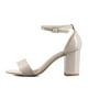 thumbnail image 5 of Sandalia Casual Taco Alto Beige Mujer Weide GH80, 5 of 10