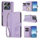 thumbnail image 2 of Funda Cartera Trébol para Motorola Edge 70 Ultra 5G con Ranuras Tarjetas y Carga Inalámbrica Morado claro, 2 of 6