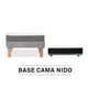 thumbnail image 3 of Base Cama Nido 1 Plaza 190 Cm + Colchon Zen Pro Tela Gris, 3 of 5