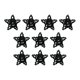 thumbnail image 1 of 10x Colgantes De Estrella De Navidad Decoración De Boda Despedida De Soltera Pentagrama De Navidad Negro, 1 of 5