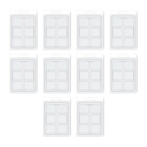 Bothyi - 10 Moldes Para Velas Derretidas En Forma De Concha, Recipientes Para Velas Hechos A Mano, Resistentes Y Prácticos Para Hacer Velas