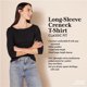 thumbnail image 2 of Polera para Mujer Amazon Essentials de Algodón y Modal, 2 of 3
