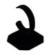 thumbnail image 1 of Velvet C-Type Jewelry Bracelet Bangle Watch Display Rack Stand Holder Negro, 1 of 3