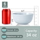 thumbnail image 3 of Juego de cuencos para cereales Homestockplus Unbreakable de 1 litro [juego de 6], 3 of 7