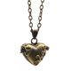 thumbnail image 2 of Joyería De Cremación De Latón Ceniza Urna Memorial Heart Colgante Con Cadena De 50 Cm, 2 of 3