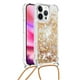 thumbnail image 1 of Funda FOXDOCK para iPhone 16 Pro Max con Cuerda Ajustable, Brillo Líquido, Protección Antigolpes y Lente – Ideal para Regalo, 1 of 6