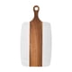 thumbnail image 2 of Tabla De Cortar De Madera De Mármol Para Barbacoa, Tabla Multiusos, Fácil De Limpiar, Color Blanco, 2 of 3