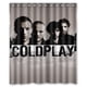 thumbnail image 1 of Cortina de ducha Coldplay, juego de cortina de baño con ganchos, tamaño 60 x 72 pulgadas, 1 of 3