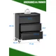 thumbnail image 3 of Gabinete Metálico Bajo con ruedas 3 cajones - Linea Black GL-004, 3 of 3