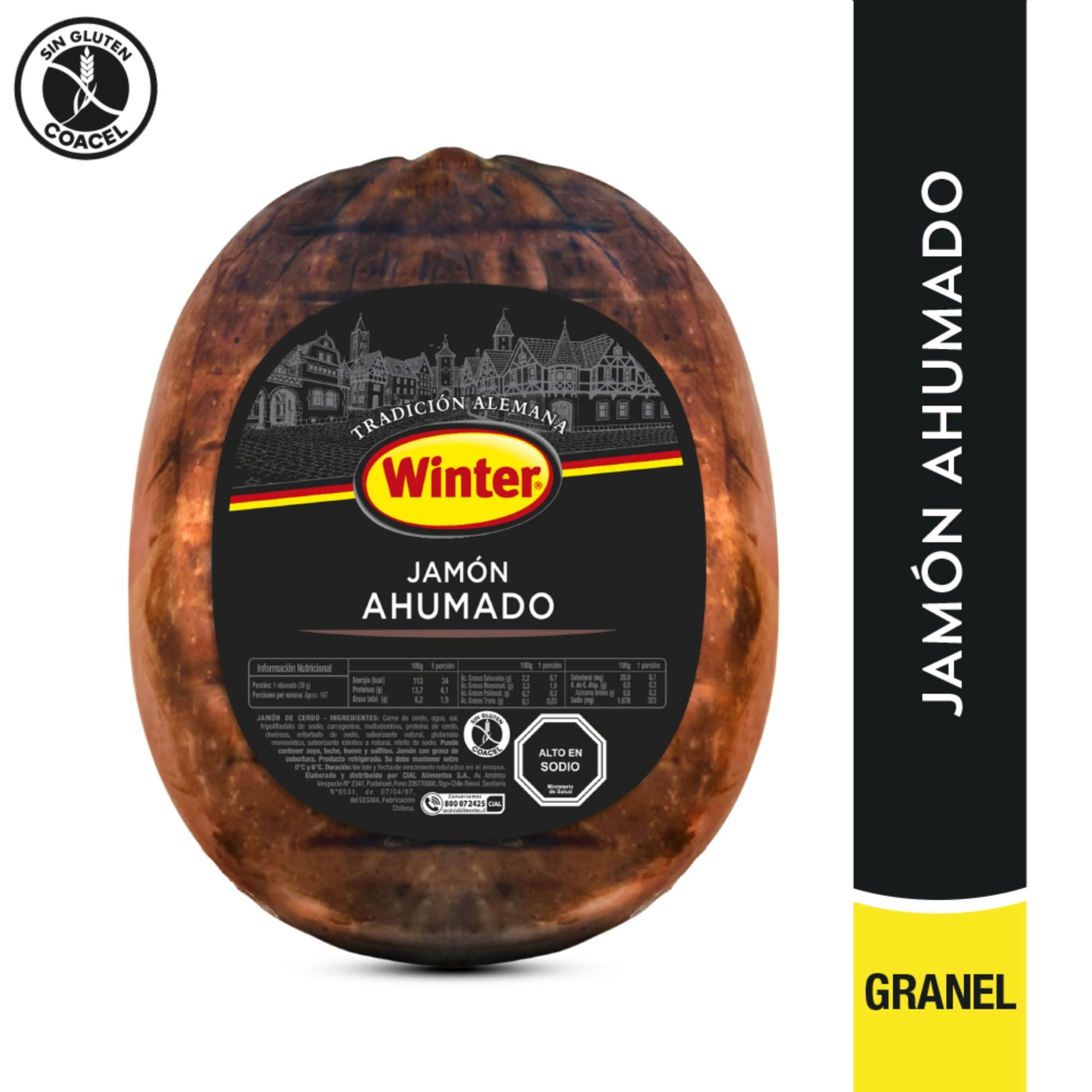 Jamón Ahumado 250 g Winter