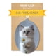 thumbnail image 1 of Ambientador CATNEVERLAND Ragdoll para coche, diseño de margaritas, 1 of 9