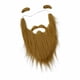 thumbnail image 1 of Conjunto De Barba Y Cejas Postizas, Accesorios De Disfraz Para Actuación En Escenario De Pascua, 1 of 3