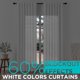 thumbnail image 2 of Cortinas Joydeco de 2 paneles, 60% opacas, 132 x 213 cm, color blanco grisáceo, 2 of 8