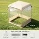 thumbnail image 2 of TABU Tienda Burbuja Pop‑Up 6×6 ft con Tapa Superior para 4‑6 Personas, Beige, 2 of 8