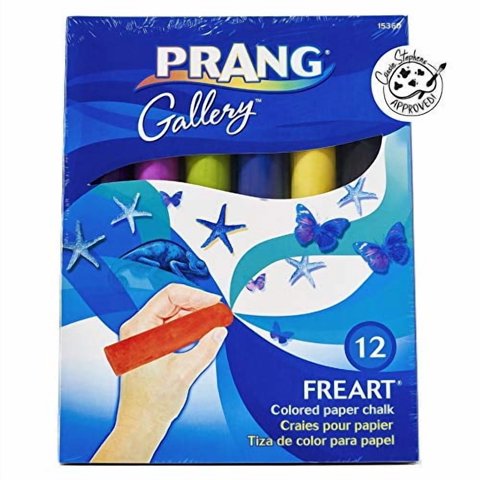 Prang Freart - Tiza De Papel De Colores, Grandes, Redondos, Prang N/A