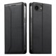 thumbnail image 1 of Funda tipo cartera con bloqueo RFID para iPhone 16e cubierta magnética de cuero con tapa y soporte Negro, 1 of 6