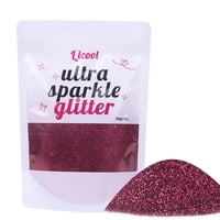 Licool Glitter - Glitter Licool, 100 G, Extrafino, Para Decoración De Uñas, Manualidades, Resina Epoxídica