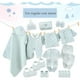 thumbnail image 5 of Pack Ajuar Bebé Ropa Algodón 24 Piezas Celeste Lubabycas, 5 of 8
