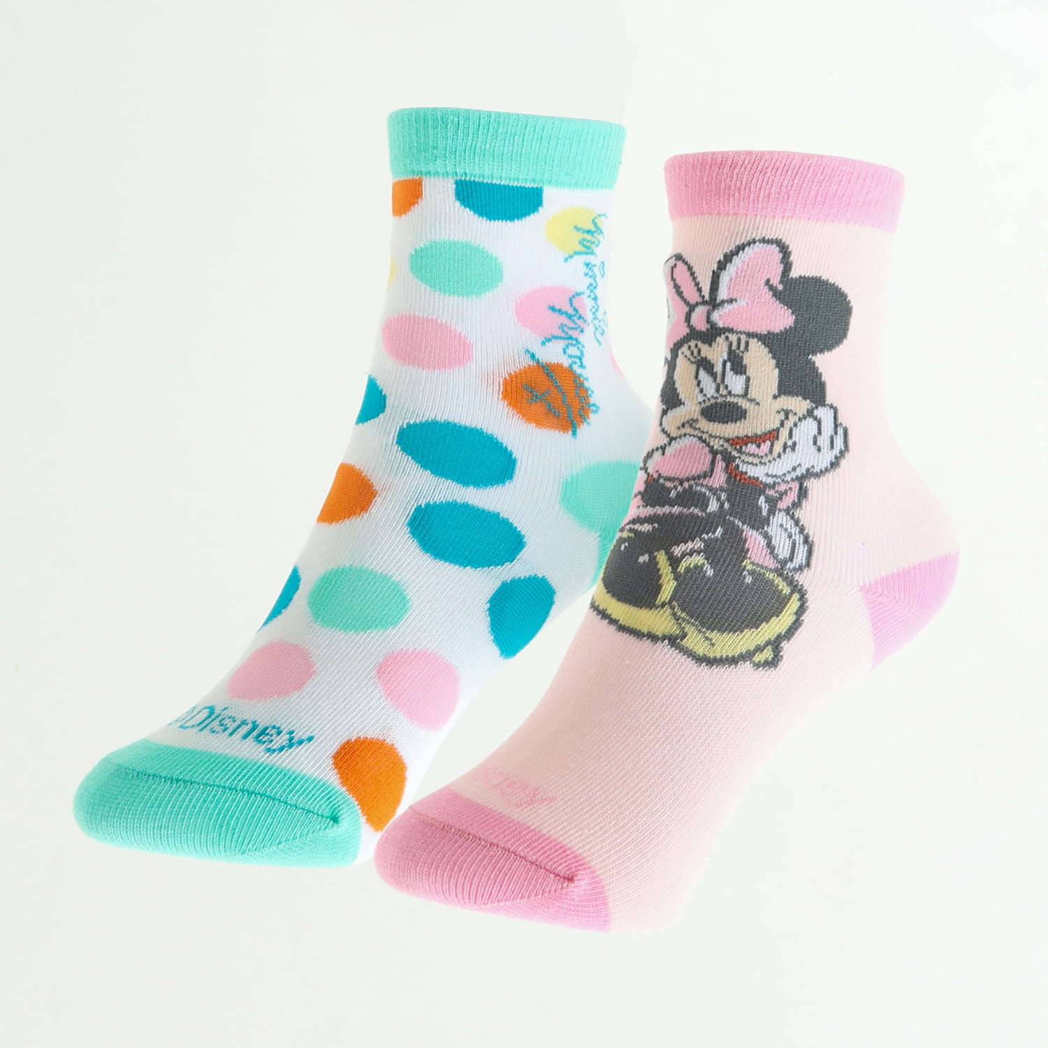 Pack Calcetines Niña Minnie Lunares Blanco Disney