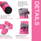 thumbnail image 4 of Zapatos para perros con protección para patas en pavimento caliente, suela antideslizante, botas de verano para perros y gatos con correas reflectantes, 4 unidades, 4 of 5