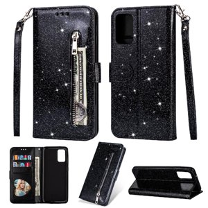 Funda Para Foxdock Elegante Funda Samsung Galaxy A72 5G Glitter Con Cremallera-Ideal Para El Uso Diario